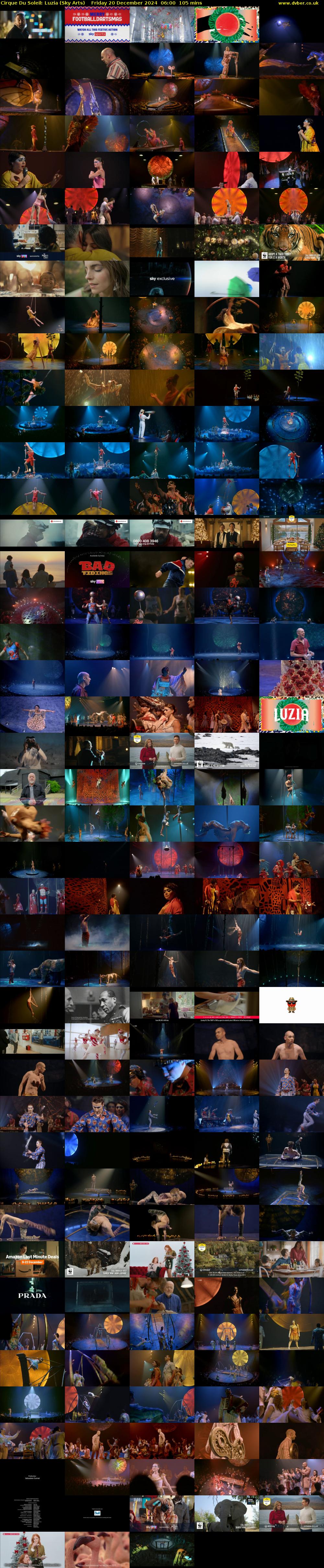 Cirque Du Soleil: Luzia (Sky Arts) Friday 20 December 2024 06:00 - 07:45