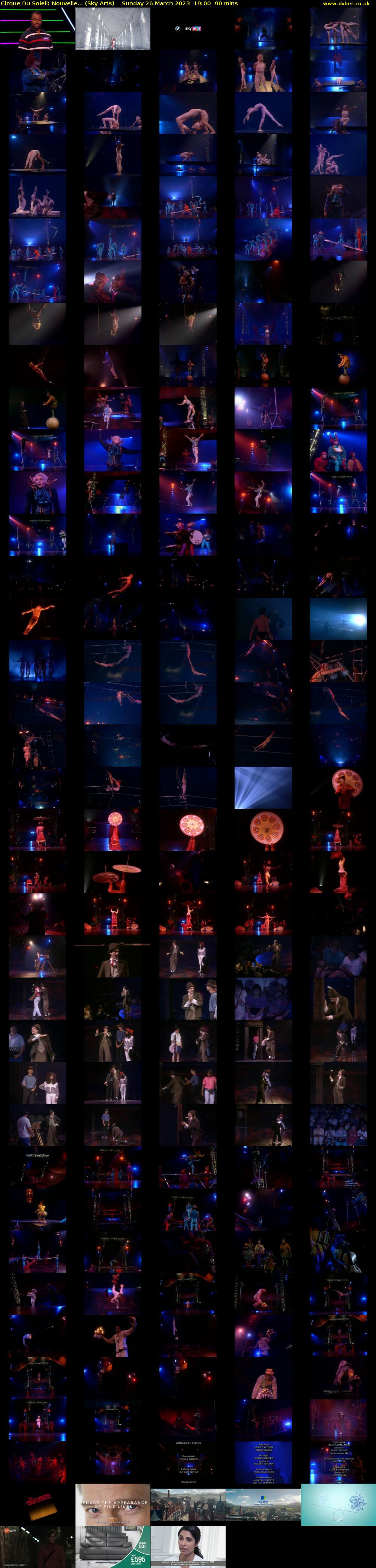 Cirque Du Soleil: Nouvelle... (Sky Arts) Sunday 26 March 2023 19:00 - 20:30