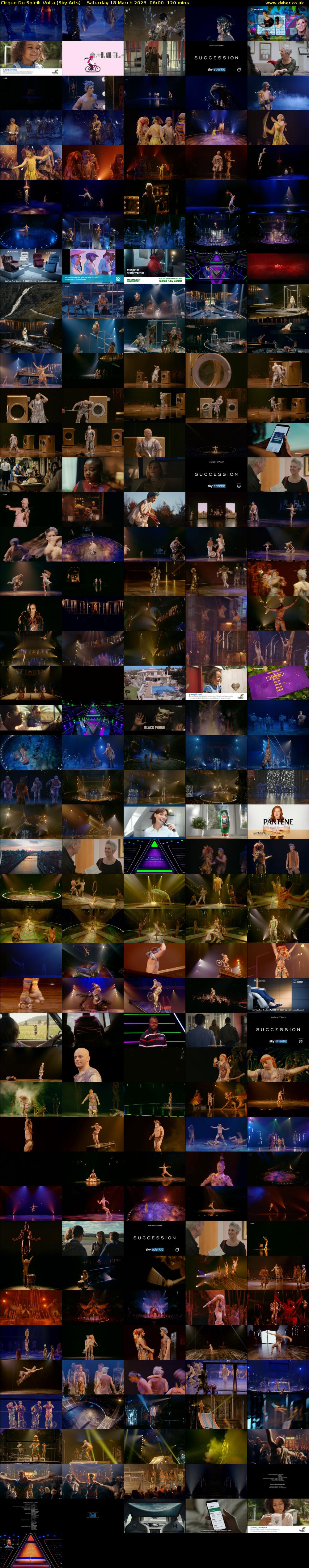 Cirque Du Soleil: Volta (Sky Arts) Saturday 18 March 2023 06:00 - 08:00