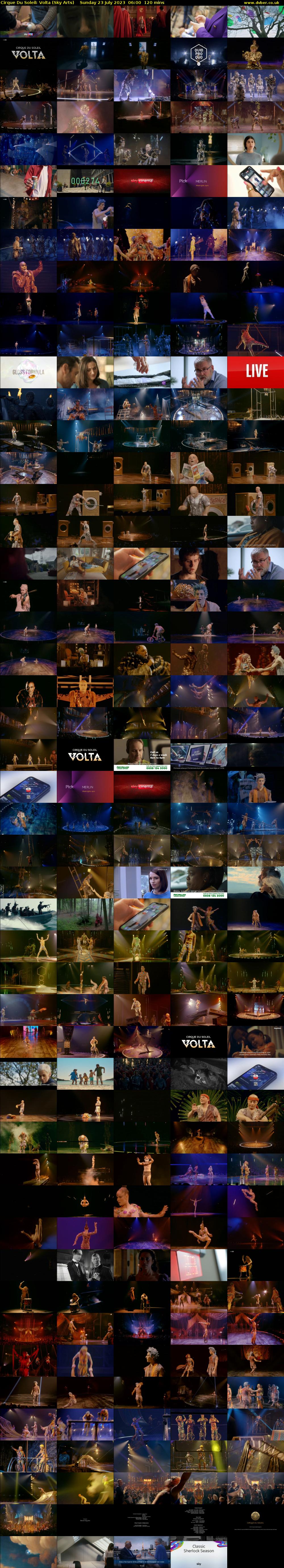 Cirque Du Soleil: Volta (Sky Arts) Sunday 23 July 2023 06:00 - 08:00