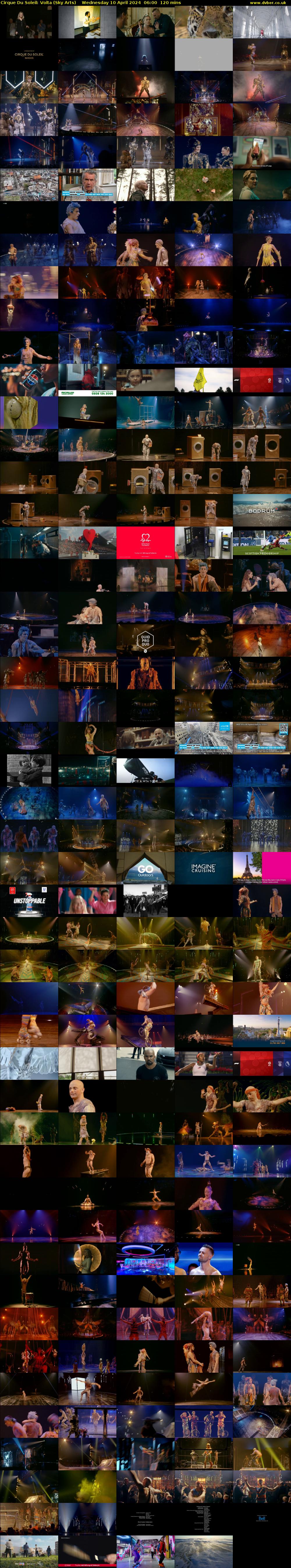 Cirque Du Soleil: Volta (Sky Arts) Wednesday 10 April 2024 06:00 - 08:00