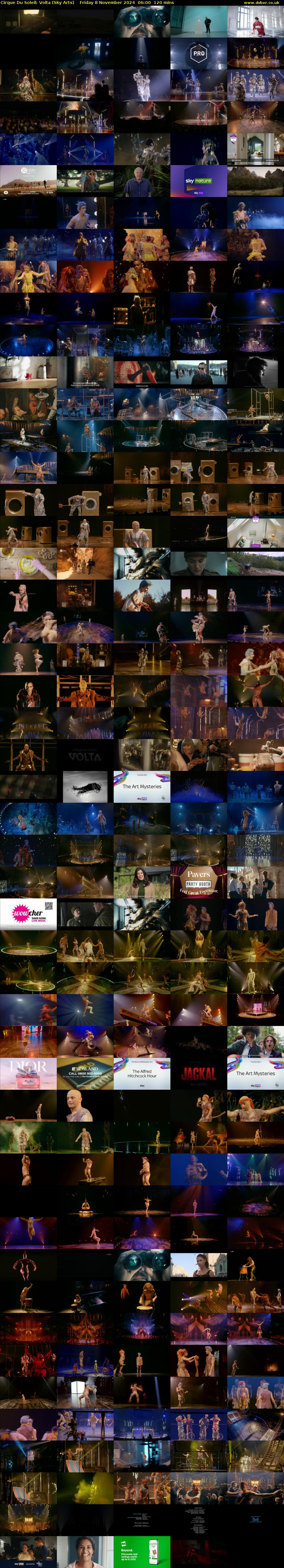 Cirque Du Soleil: Volta (Sky Arts) Friday 8 November 2024 06:00 - 08:00