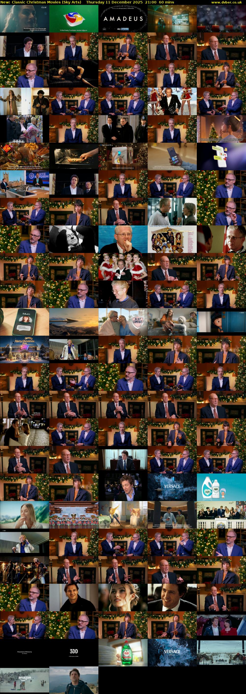 Classic Christmas Movies (Sky Arts) Thursday 11 December 2025 21:00 - 22:00