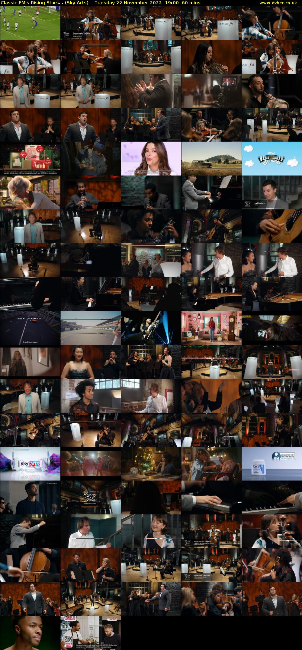 Classic FM's Rising Stars... (Sky Arts) Tuesday 22 November 2022 19:00 - 20:00