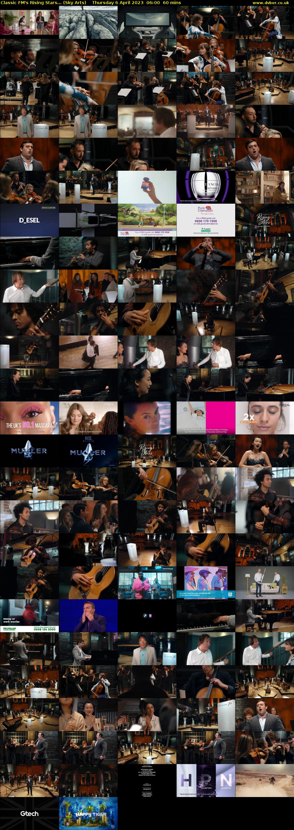 Classic FM's Rising Stars... (Sky Arts) Thursday 6 April 2023 06:00 - 07:00