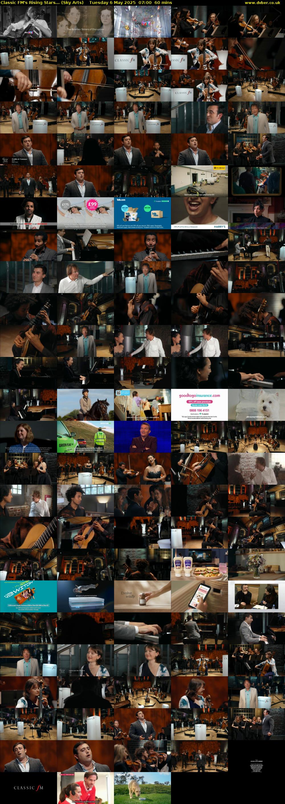Classic FM's Rising Stars... (Sky Arts) Tuesday 6 May 2025 07:00 - 08:00
