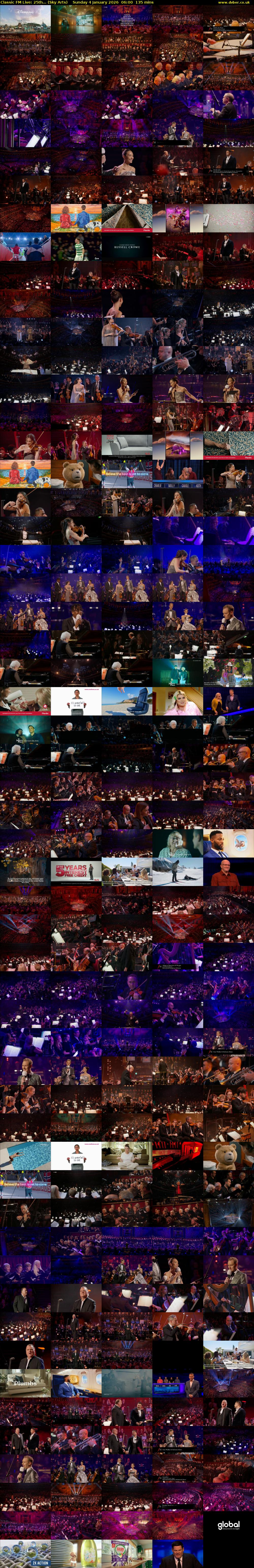 Classic FM Live: 25th... (Sky Arts) Sunday 4 January 2026 06:00 - 08:15