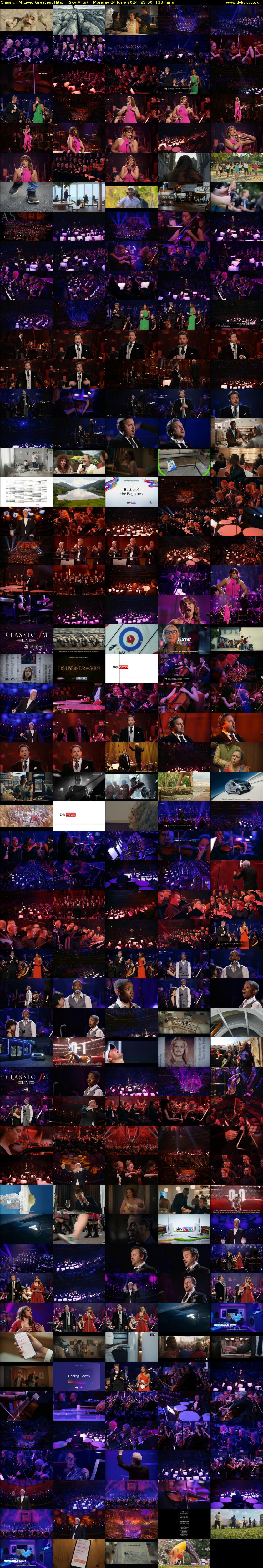 Classic FM Live: Greatest Hits... (Sky Arts) Monday 24 June 2024 23:00 - 01:10