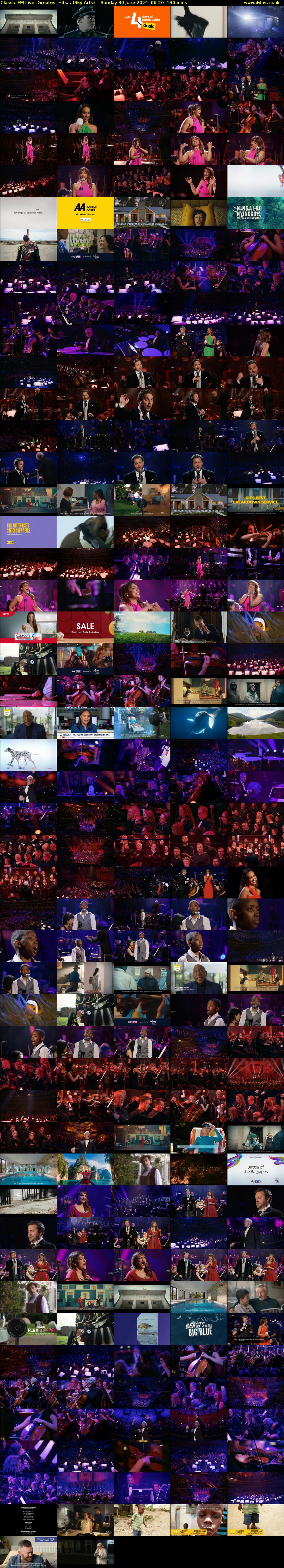 Classic FM Live: Greatest Hits... (Sky Arts) Sunday 30 June 2024 06:20 - 08:30