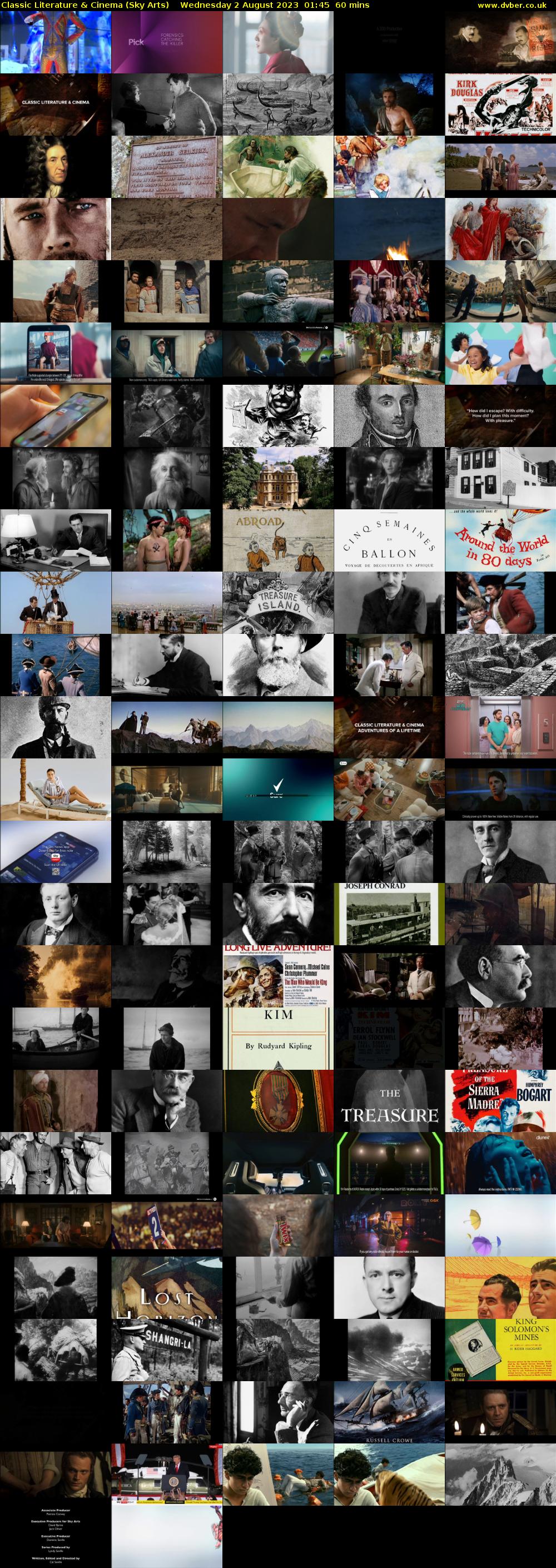 Classic Literature & Cinema (Sky Arts) Wednesday 2 August 2023 01:45 - 02:45