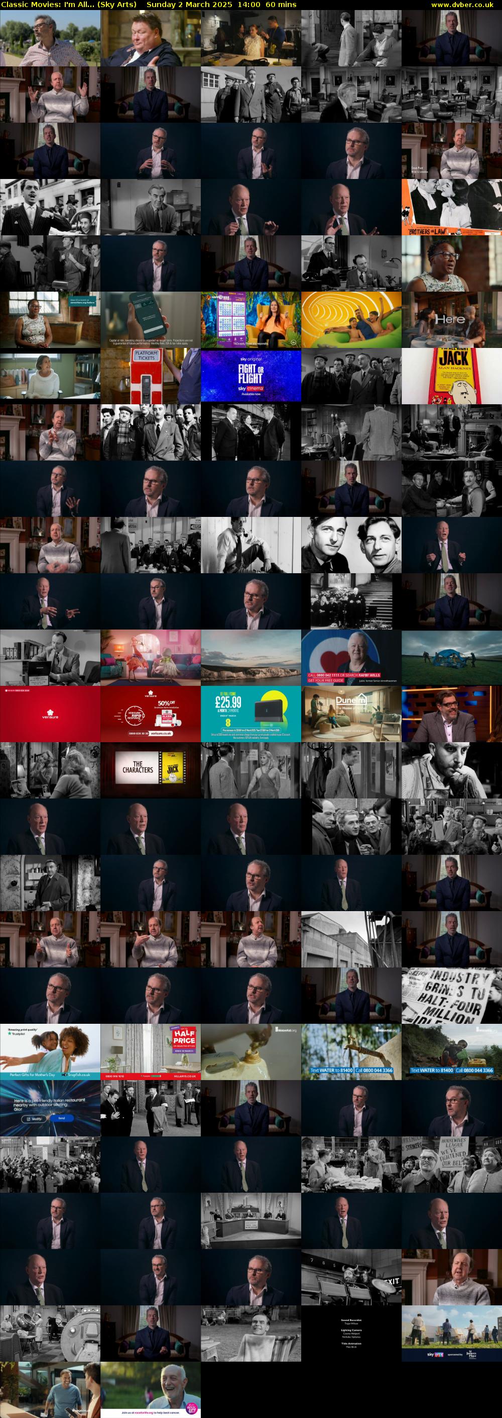 Classic Movies: I'm All... (Sky Arts) Sunday 2 March 2025 14:00 - 15:00