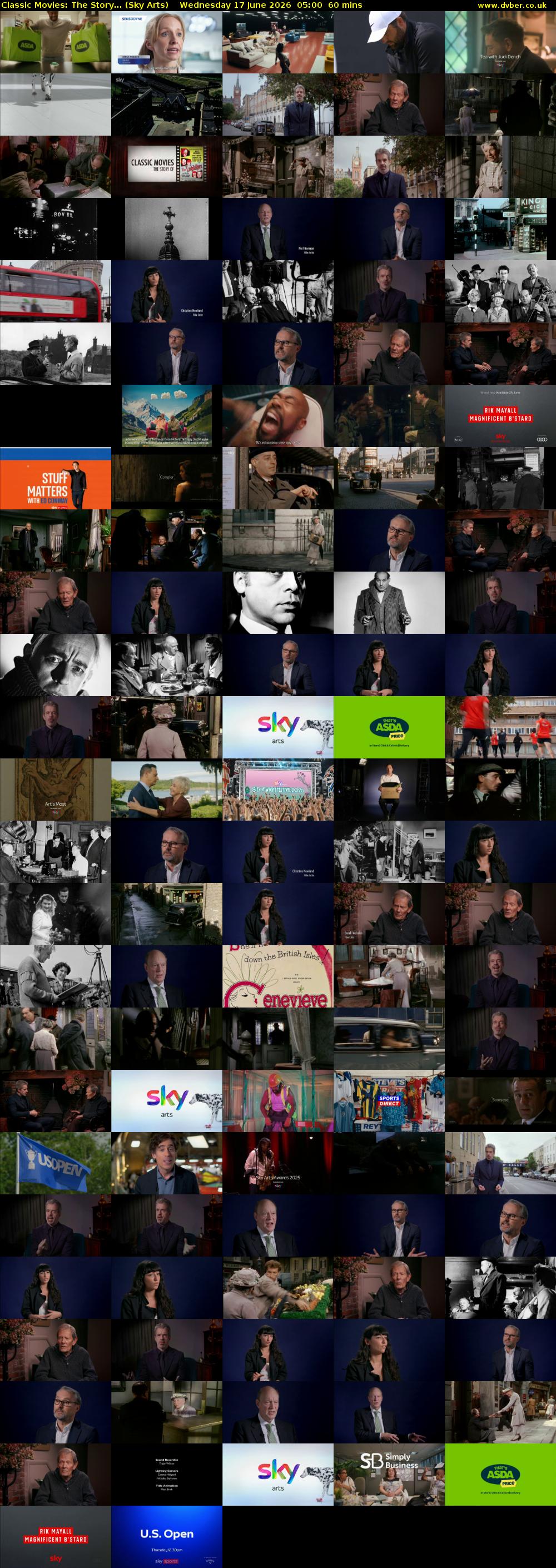 Classic Movies: The Story... (Sky Arts) Wednesday 17 June 2026 05:00 - 06:00