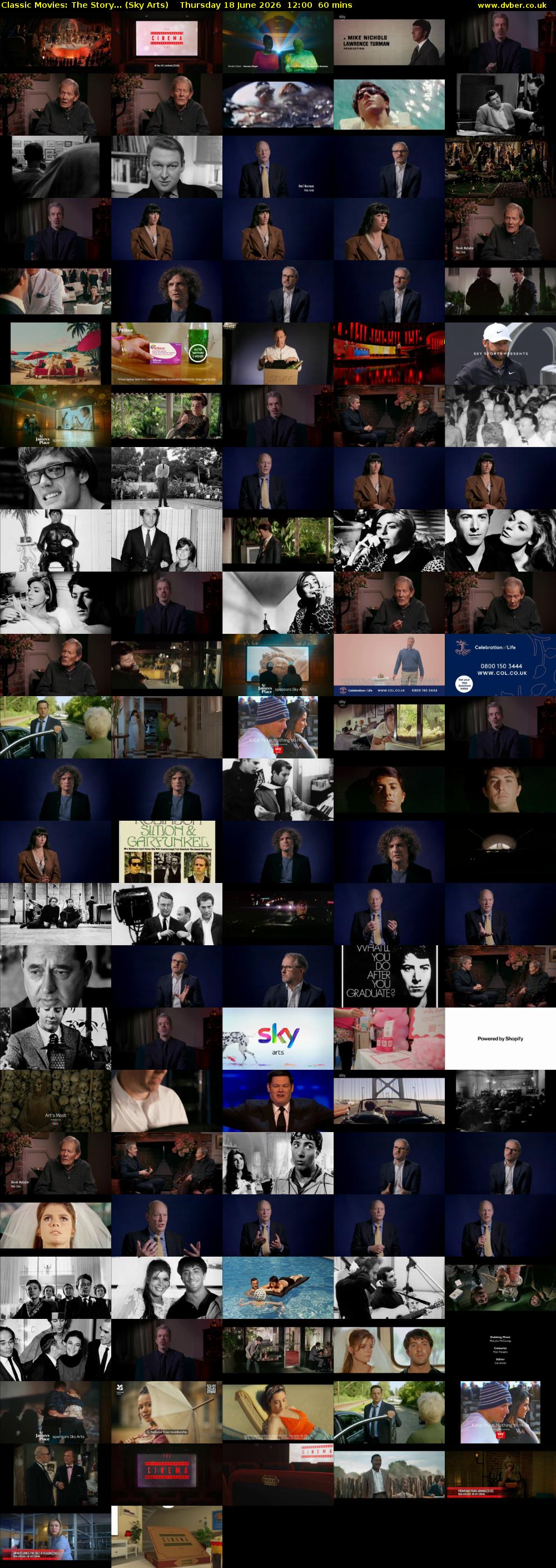 Classic Movies: The Story... (Sky Arts) Thursday 18 June 2026 12:00 - 13:00