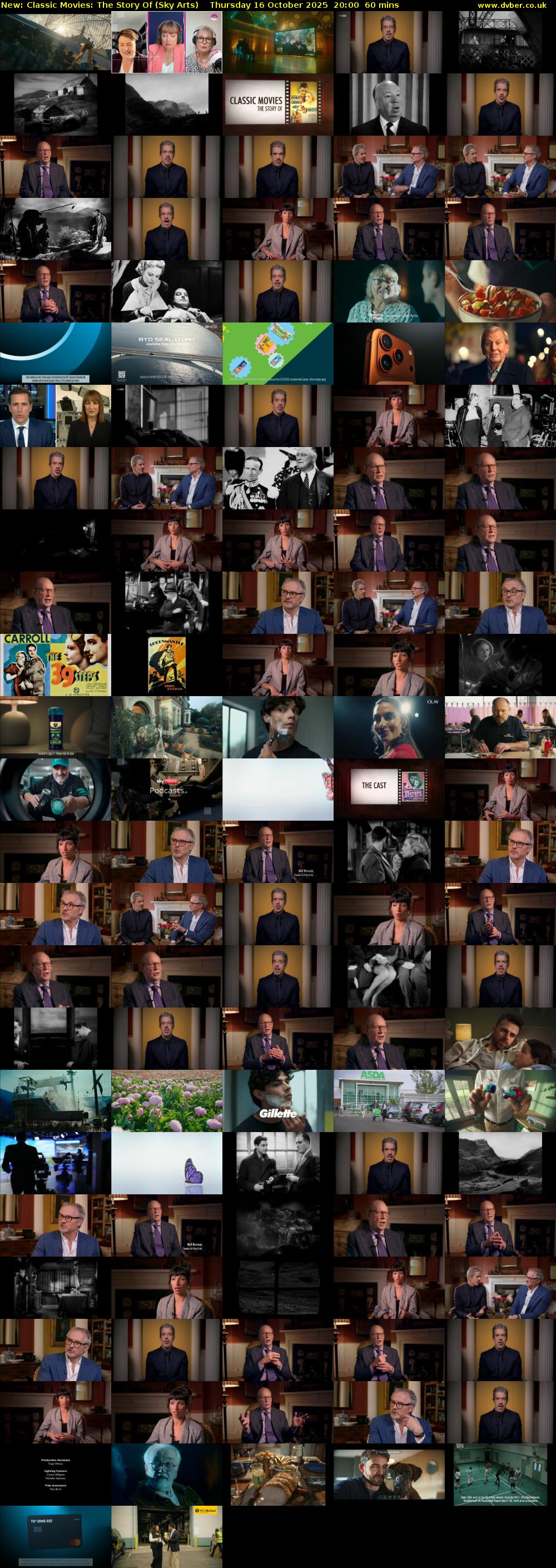 Classic Movies: The Story Of (Sky Arts) Thursday 16 October 2025 20:00 - 21:00