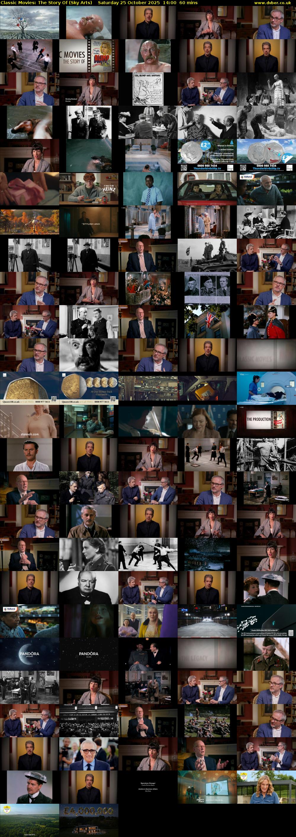 Classic Movies: The Story Of (Sky Arts) Saturday 25 October 2025 14:00 - 15:00