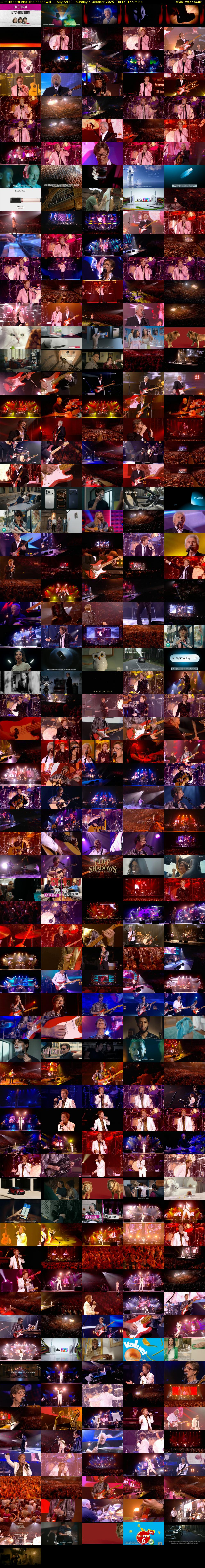 Cliff Richard And The Shadows:... (Sky Arts) Sunday 5 October 2025 18:15 - 21:00