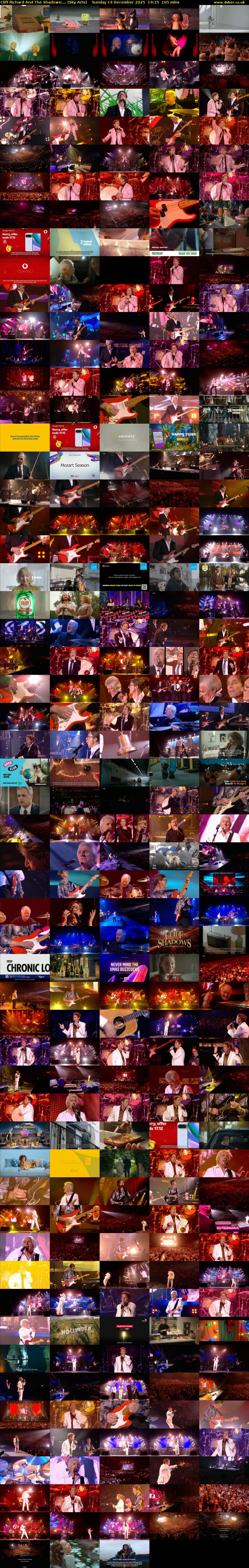 Cliff Richard And The Shadows:... (Sky Arts) Sunday 14 December 2025 14:15 - 17:00