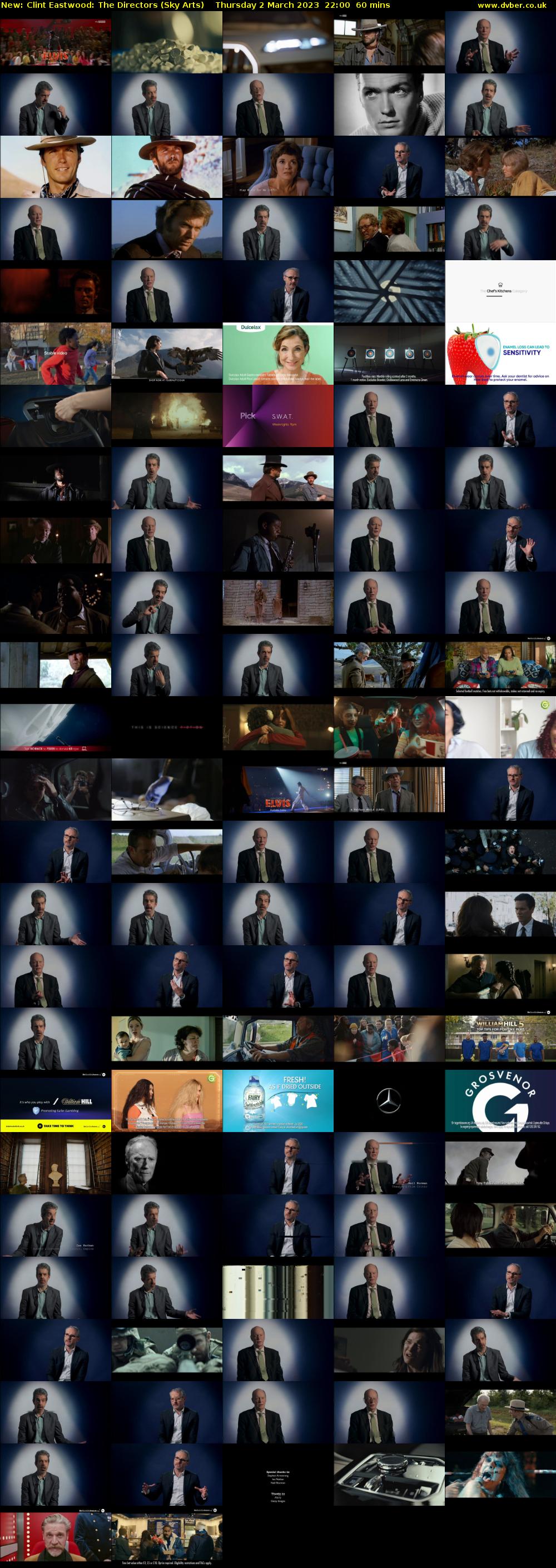 Clint Eastwood: The Directors (Sky Arts) Thursday 2 March 2023 22:00 - 23:00