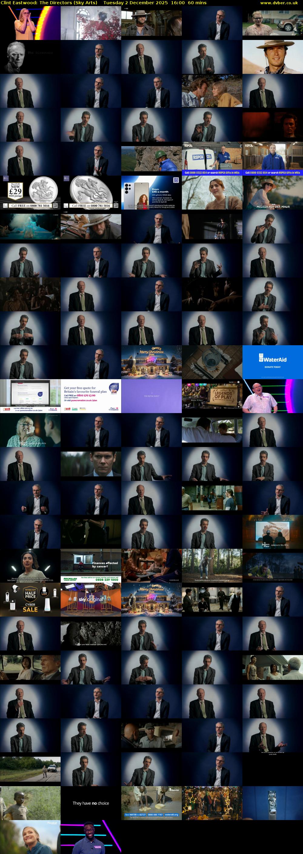 Clint Eastwood: The Directors (Sky Arts) Tuesday 2 December 2025 16:00 - 17:00