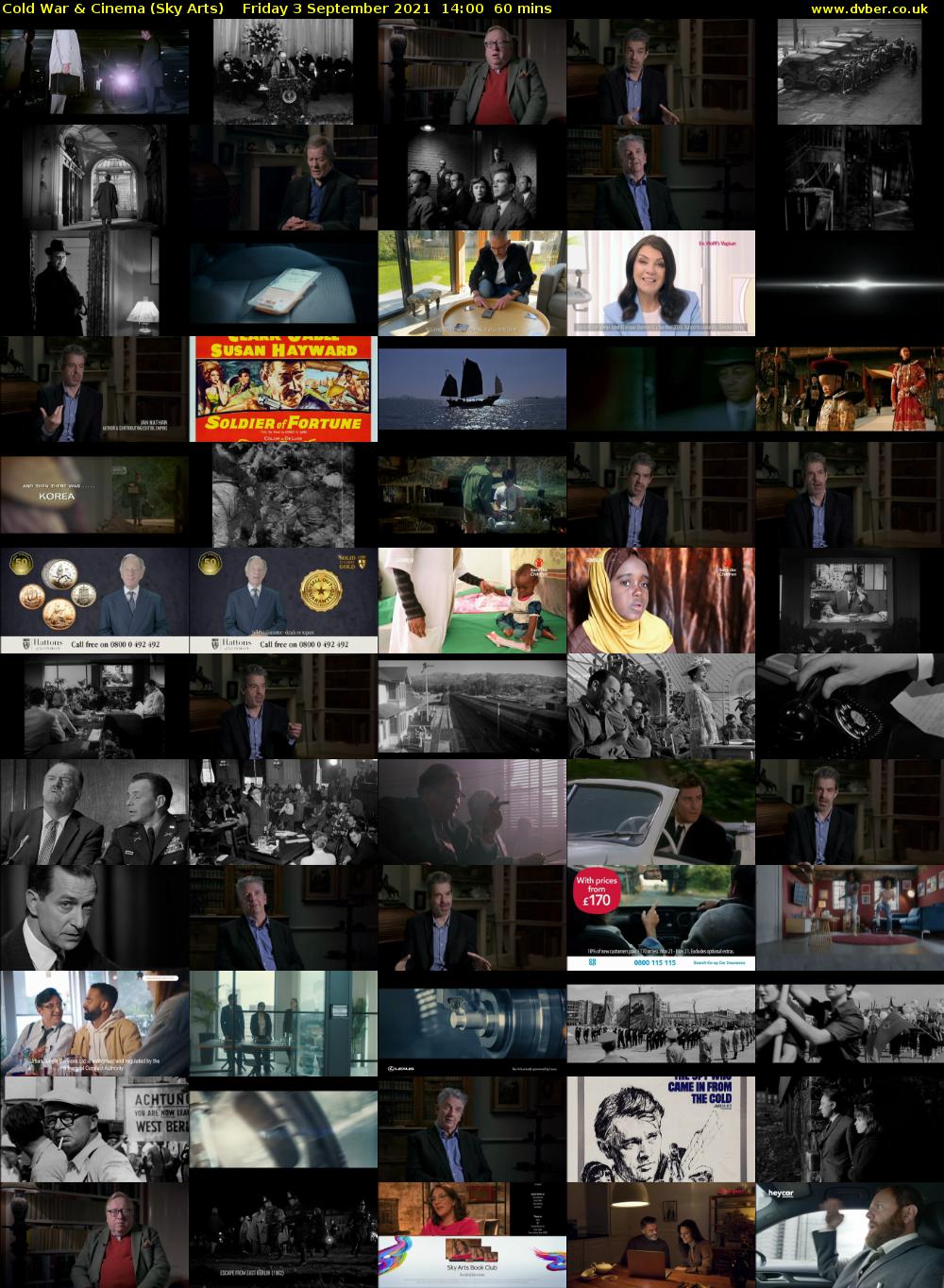 Cold War & Cinema (Sky Arts) Friday 3 September 2021 15:00 - 16:00