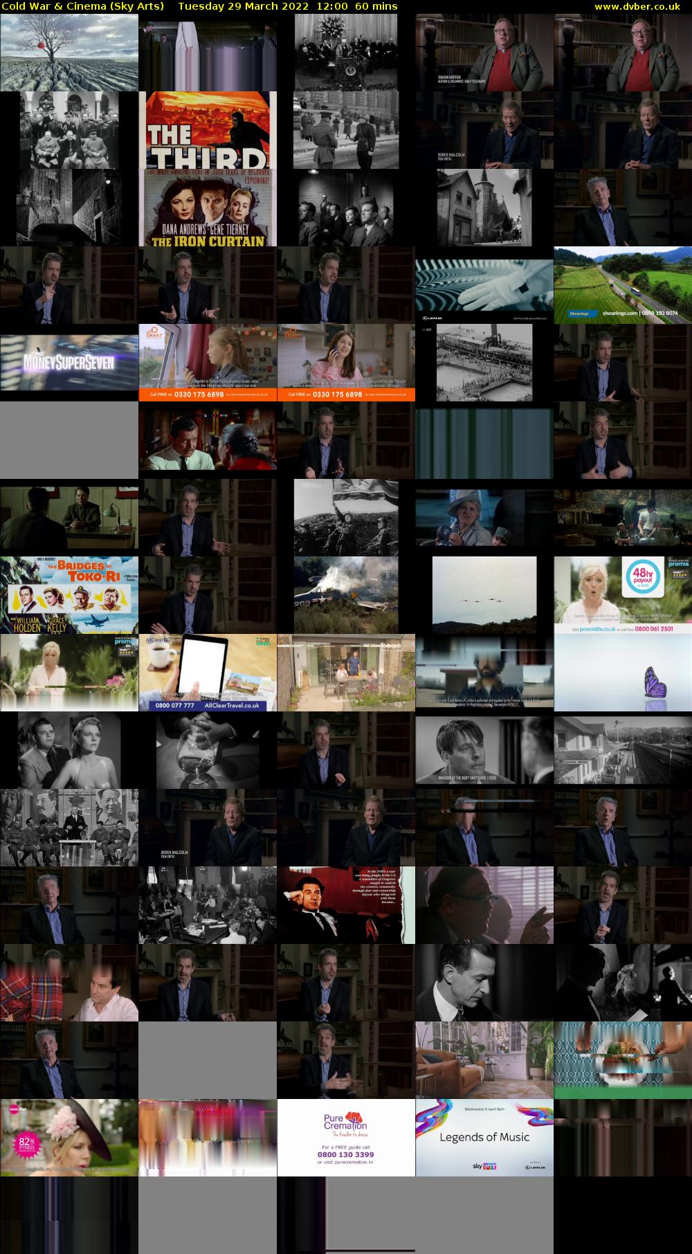 Cold War & Cinema (Sky Arts) Tuesday 29 March 2022 12:00 - 13:00