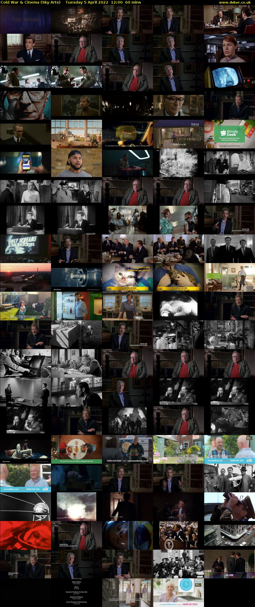 Cold War & Cinema (Sky Arts) Tuesday 5 April 2022 12:00 - 13:00
