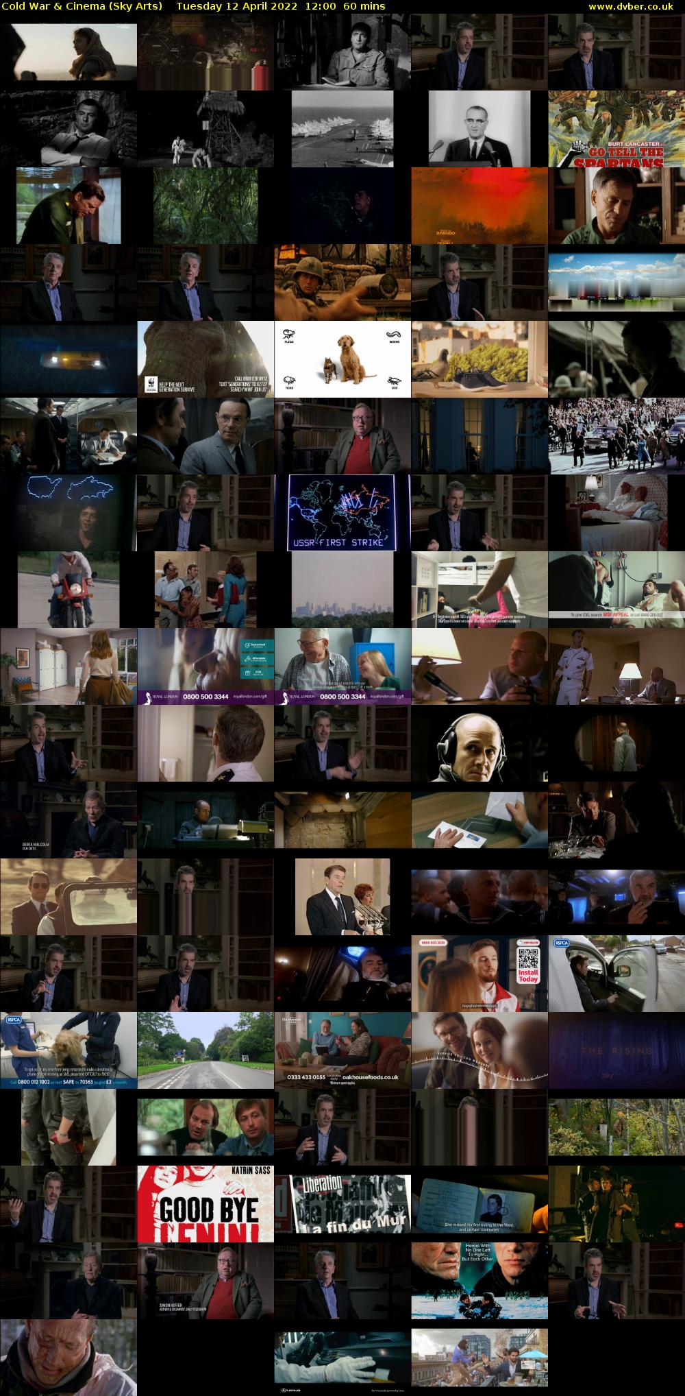 Cold War & Cinema (Sky Arts) Tuesday 12 April 2022 12:00 - 13:00