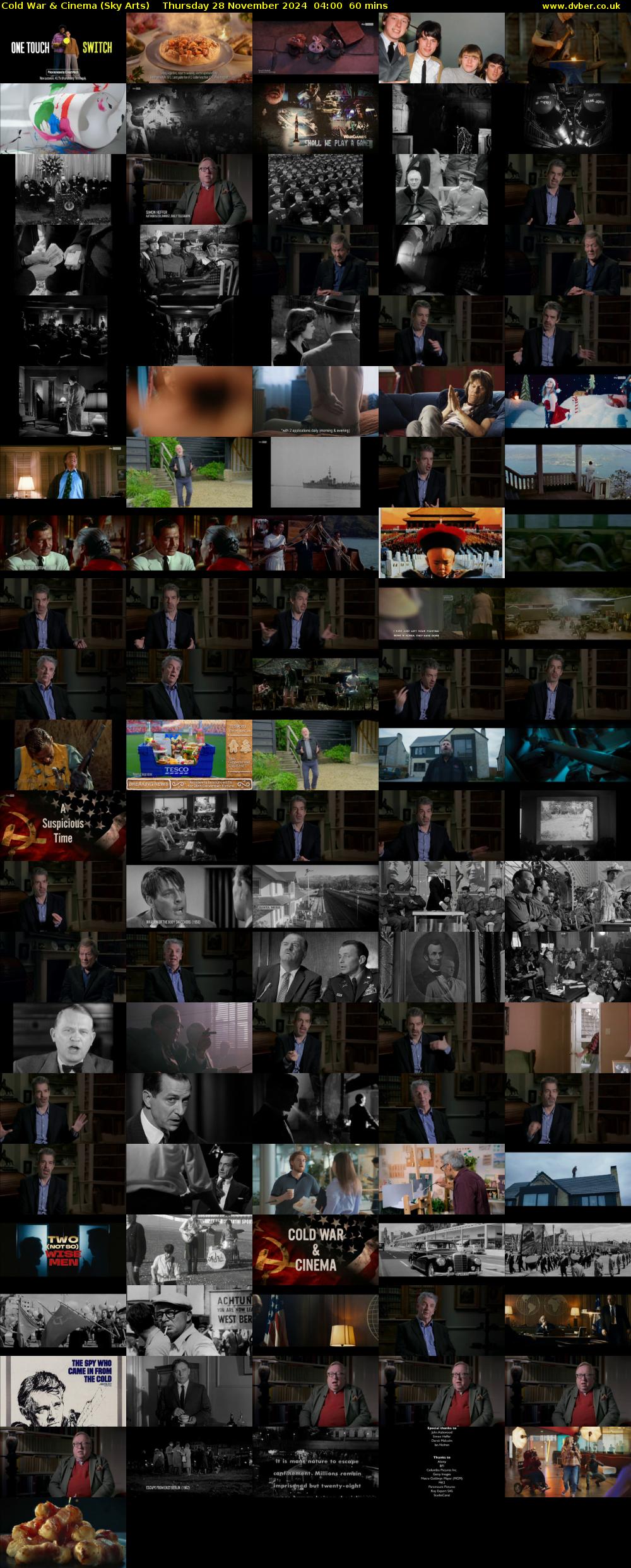 Cold War & Cinema (Sky Arts) Thursday 28 November 2024 04:00 - 05:00