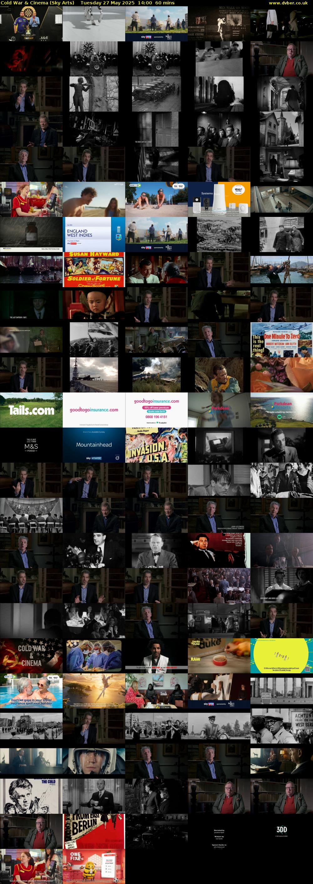 Cold War & Cinema (Sky Arts) Tuesday 27 May 2025 14:00 - 15:00