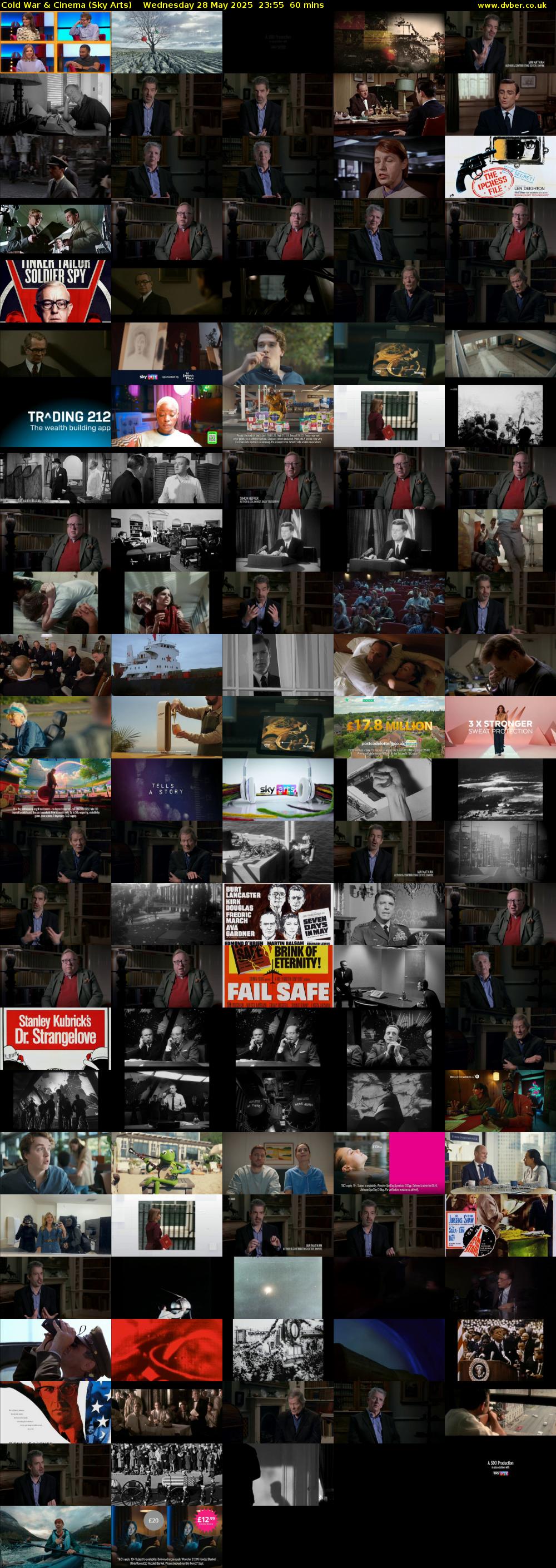 Cold War & Cinema (Sky Arts) Wednesday 28 May 2025 23:55 - 00:55