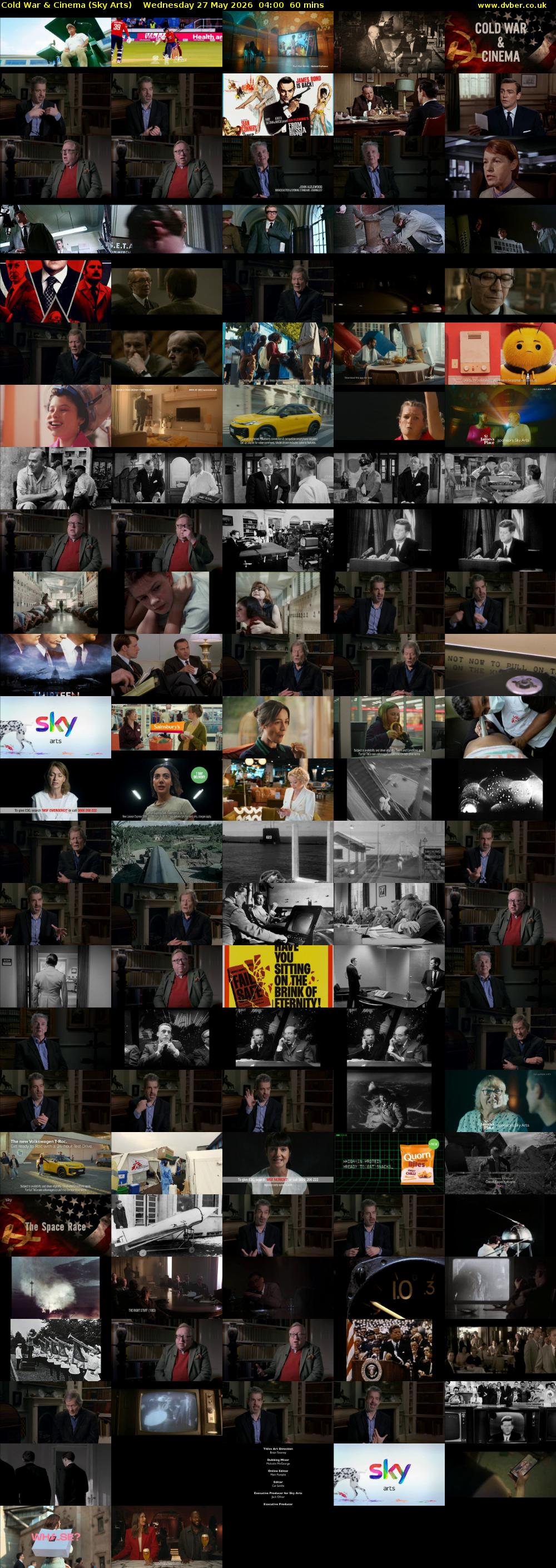 Cold War & Cinema (Sky Arts) Wednesday 27 May 2026 04:00 - 05:00