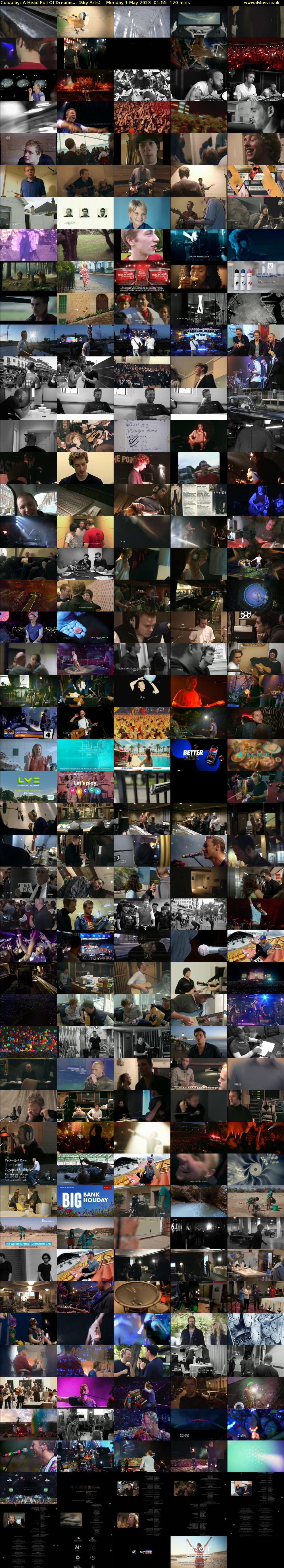 Coldplay: A Head Full Of Dreams... (Sky Arts) Monday 1 May 2023 01:55 - 03:55
