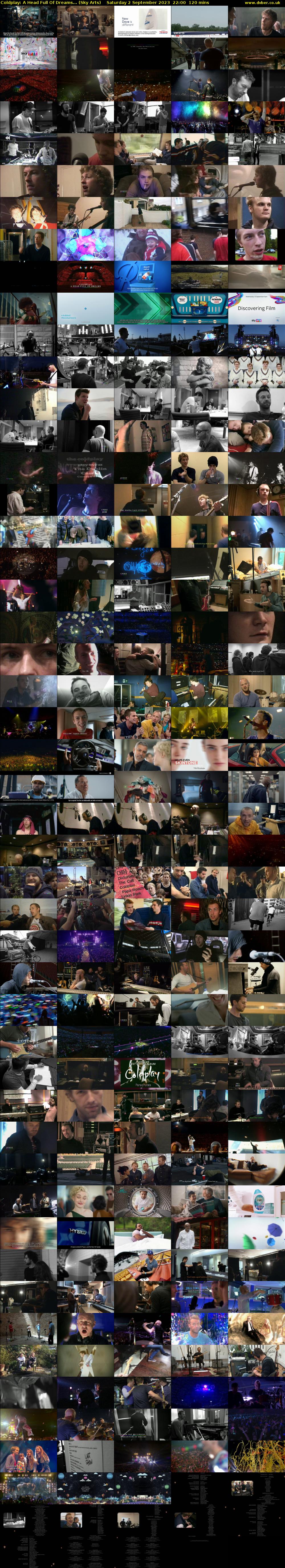 Coldplay: A Head Full Of Dreams... (Sky Arts) Saturday 2 September 2023 22:00 - 00:00