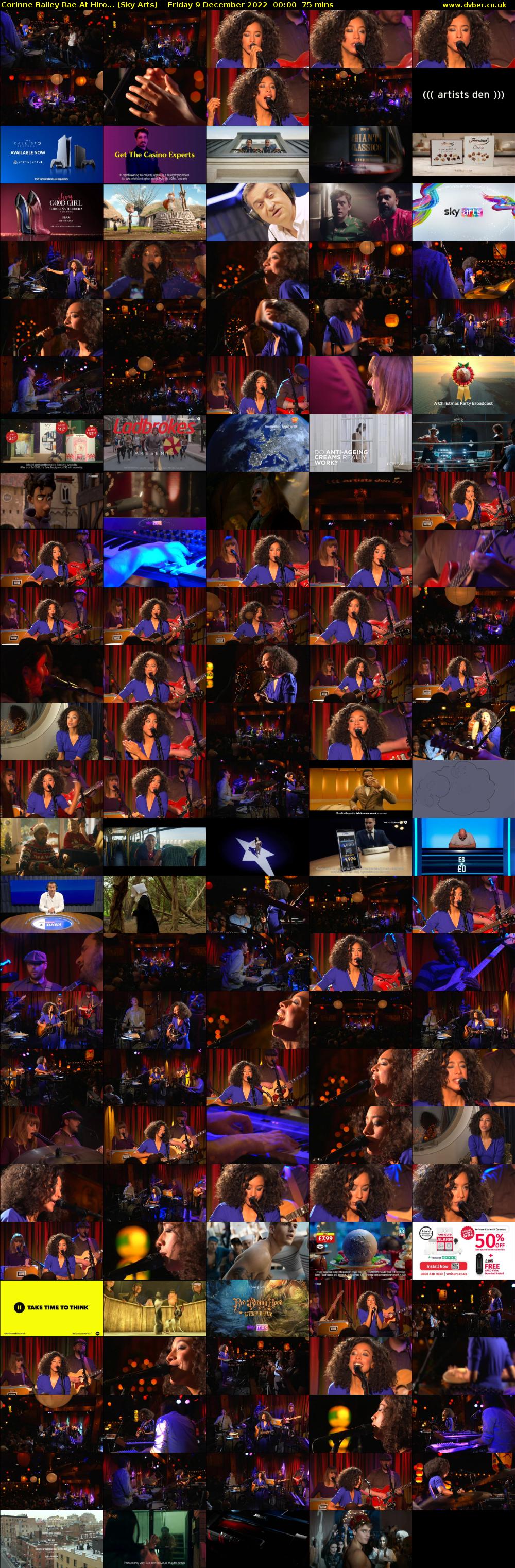 Corinne Bailey Rae At Hiro... (Sky Arts) Friday 9 December 2022 00:00 - 01:15