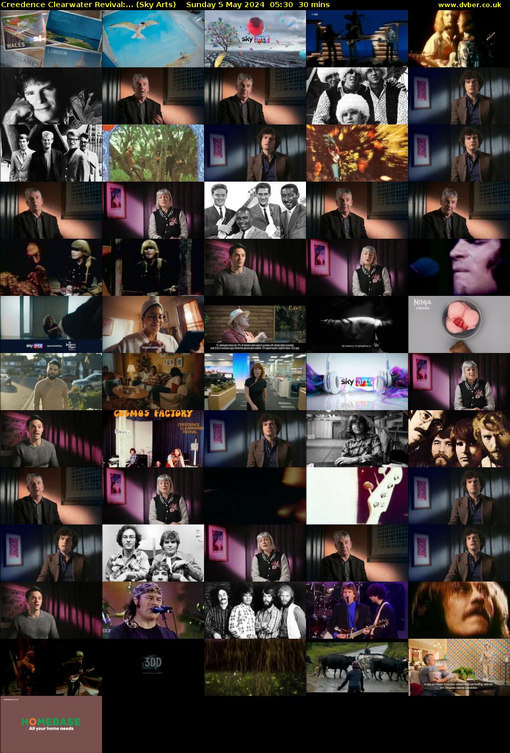 Creedence Clearwater Revival:... (Sky Arts) Sunday 5 May 2024 05:30 - 06:00