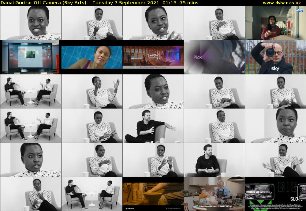 Danai Gurira: Off Camera (Sky Arts) Tuesday 7 September 2021 02:15 - 03:30