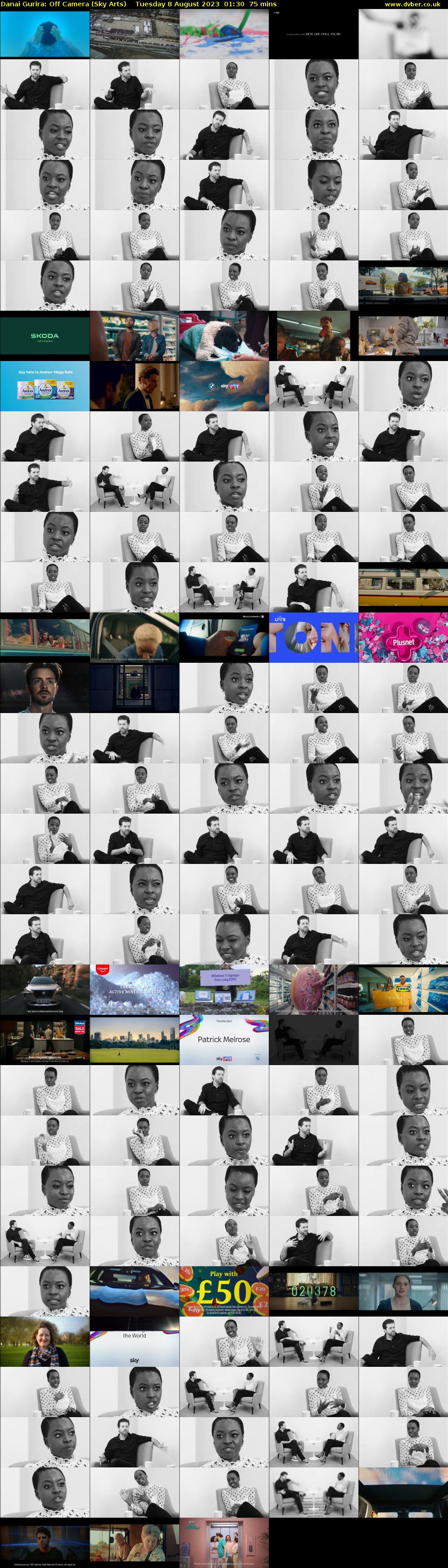 Danai Gurira: Off Camera (Sky Arts) Tuesday 8 August 2023 01:30 - 02:45