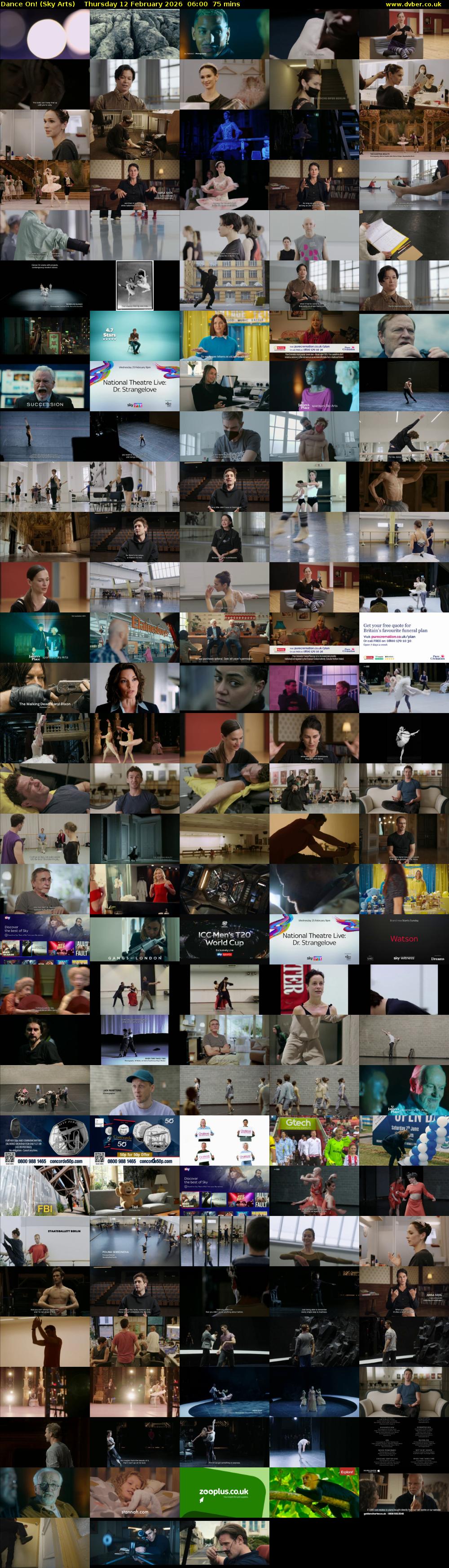 Dance On! (Sky Arts) Thursday 12 February 2026 06:00 - 07:15