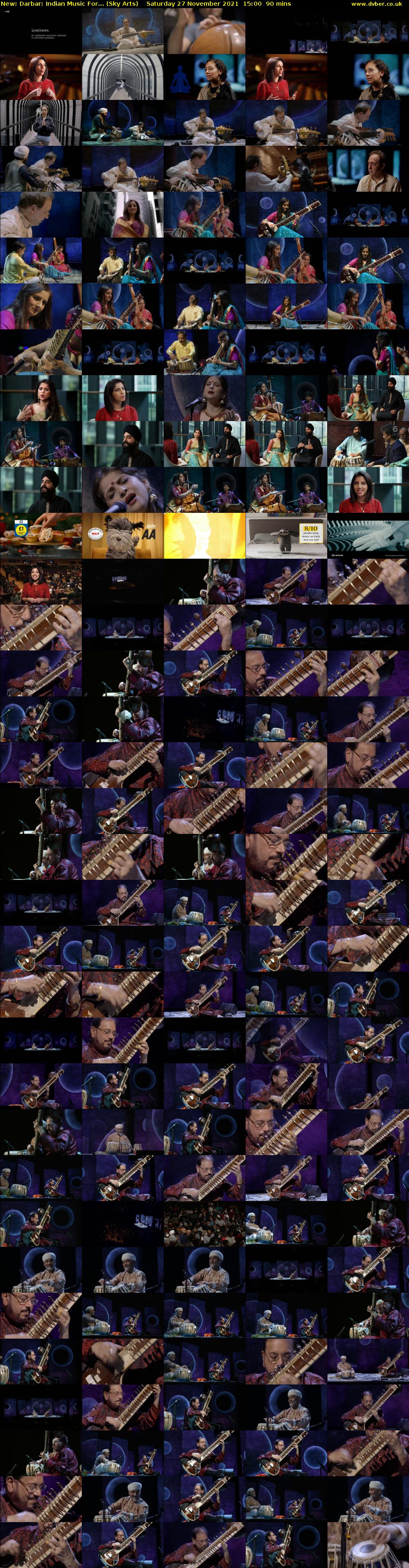 Darbar: Indian Music For... (Sky Arts) Saturday 27 November 2021 15:00 - 16:30