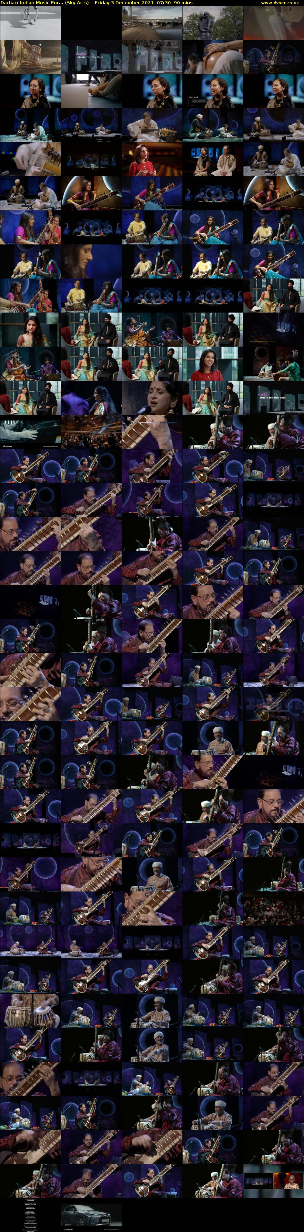 Darbar: Indian Music For... (Sky Arts) Friday 3 December 2021 07:30 - 09:00