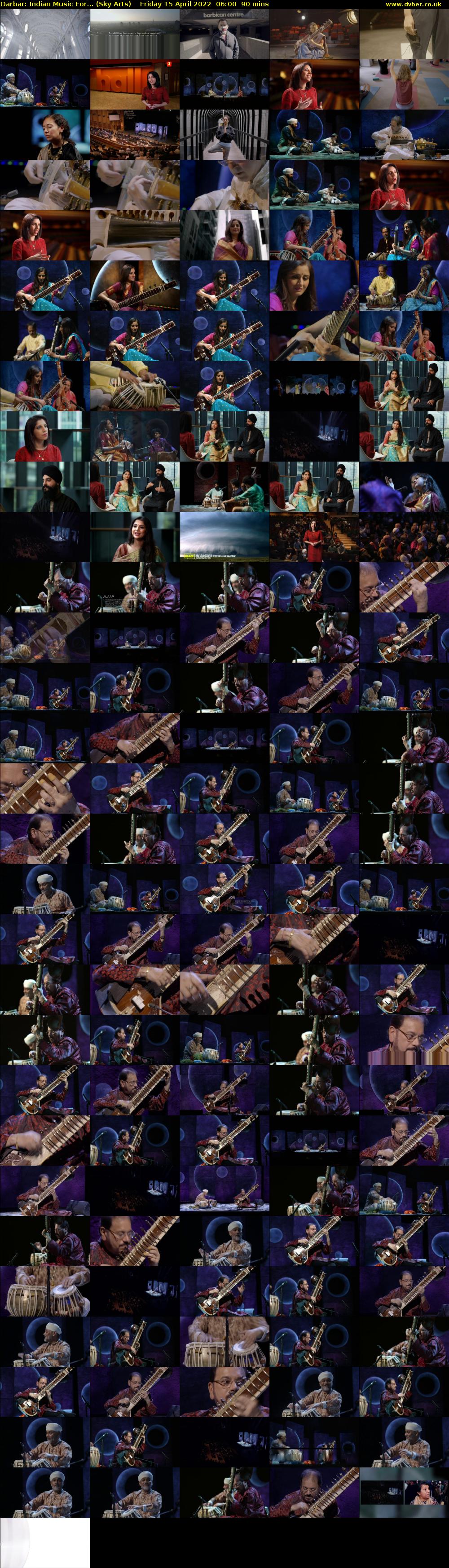 Darbar: Indian Music For... (Sky Arts) Friday 15 April 2022 06:00 - 07:30