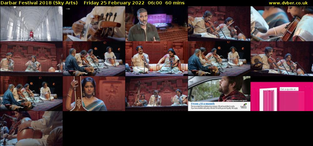 Darbar Festival 2018 (Sky Arts) Friday 25 February 2022 06:00 - 07:00