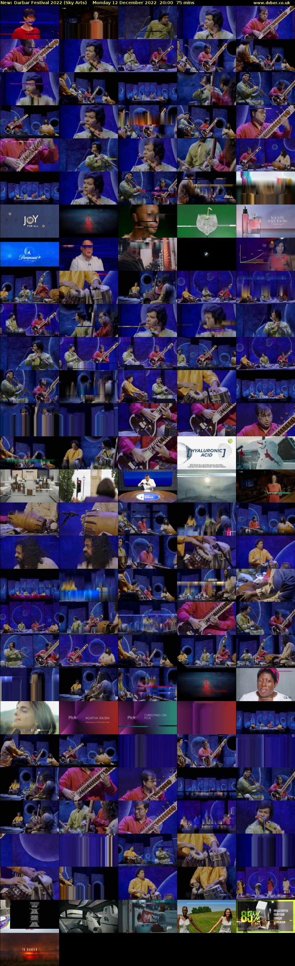 Darbar Festival 2022 (Sky Arts) Monday 12 December 2022 20:00 - 21:15
