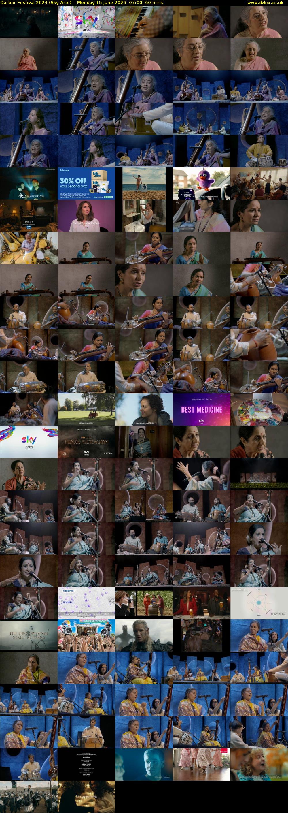 Darbar Festival 2024 (Sky Arts) Monday 15 June 2026 07:00 - 08:00