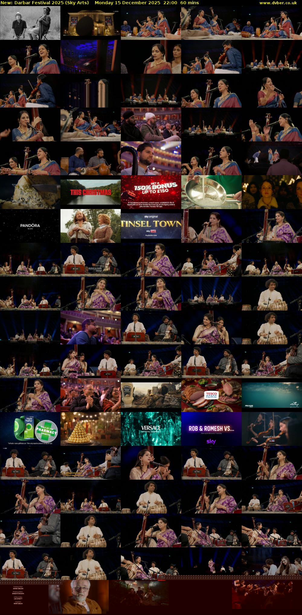 Darbar Festival 2025 (Sky Arts) Monday 15 December 2025 22:00 - 23:00