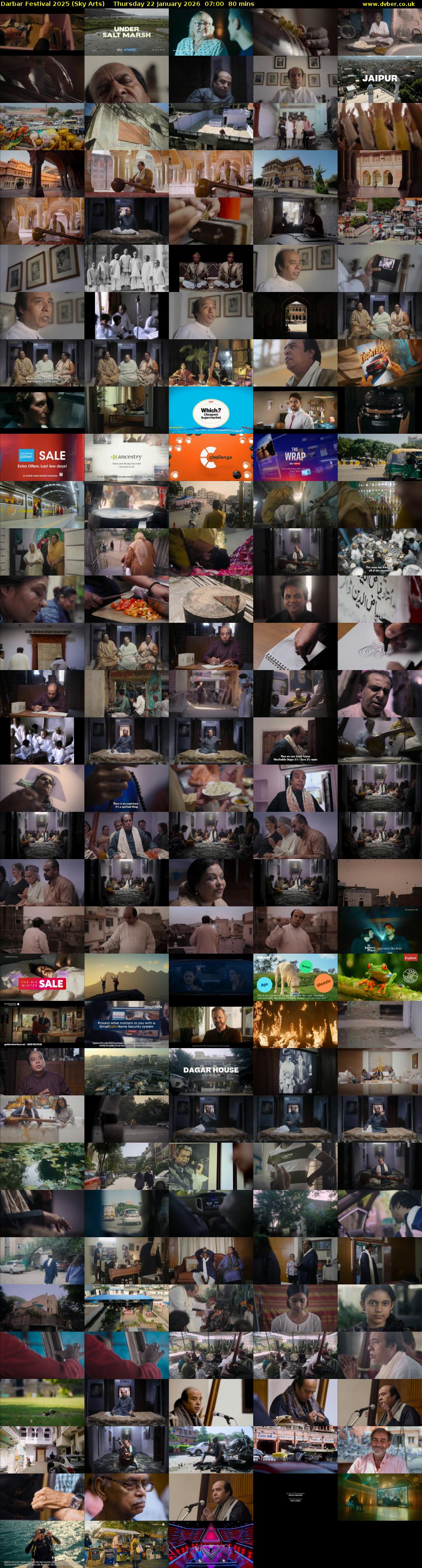 Darbar Festival 2025 (Sky Arts) Thursday 22 January 2026 07:00 - 08:20