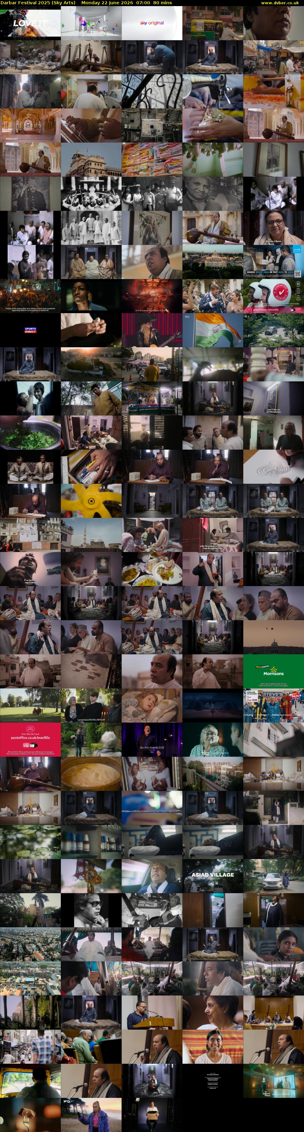 Darbar Festival 2025 (Sky Arts) Monday 22 June 2026 07:00 - 08:20