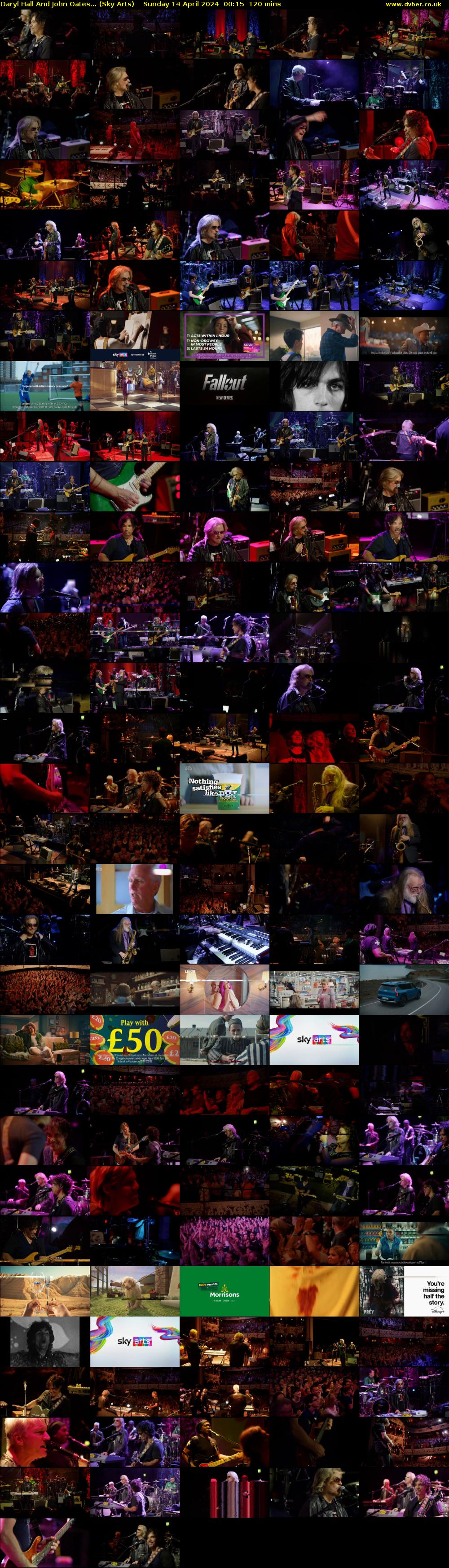 Daryl Hall And John Oates... (Sky Arts) Sunday 14 April 2024 00:15 - 02:15