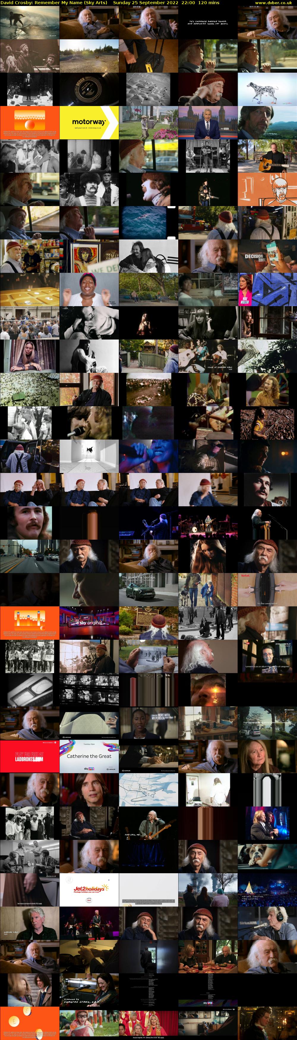 David Crosby: Remember My Name (Sky Arts) Sunday 25 September 2022 22:00 - 00:00