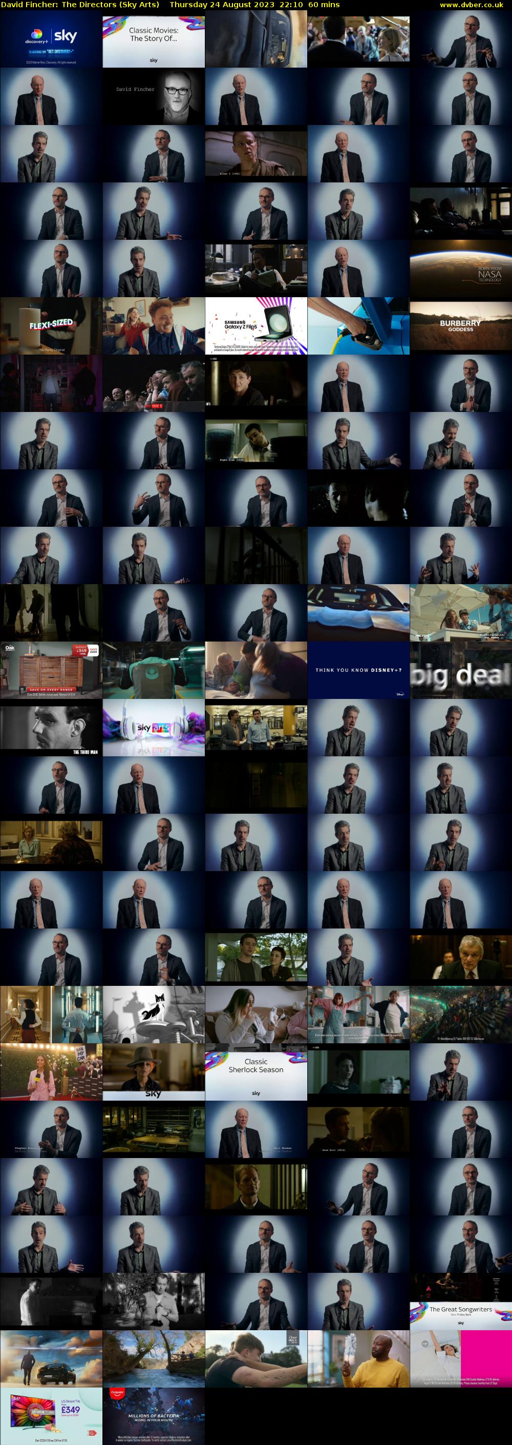 David Fincher: The Directors (Sky Arts) Thursday 24 August 2023 22:10 - 23:10